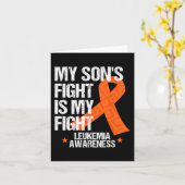 Carte Son de sensibilisation à la leucémie combattre le  (Fleur jaune)