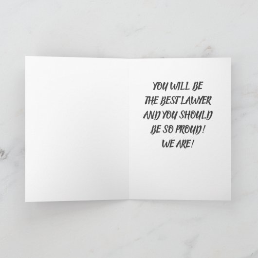 CARTE ***SON** DEVIENT AVOCAT SI FIER (Intérieur)