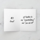 CARTE "SON" DIPLÔME DE LA FAMILLE (Intérieur)