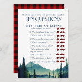 Carte Son et ses dix questions jeu Mariage (Devant / Derrière)