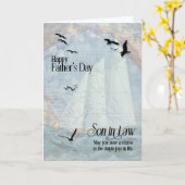 Carte Son in Law on Father's Day Sailing the Seas Card (Fleur jaune)