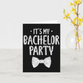 Carte Son Mariage de la fête de baccalauréat Groom Funny (Fleur jaune)