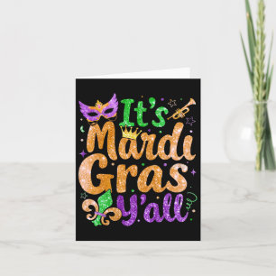 Carte Son Masque Mardi Gras Yall Mardi Gras Party