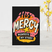 Carte Son message d'amour a réécrit mes histoires (Fleur jaune)