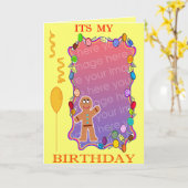 CARTE SON MON ANNIVERSAIRE (Fleur jaune)