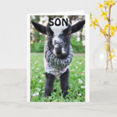 CARTE *SON* S'ARRÊTE LE MARDI POUR DIRE HEUREUX (Fleur jaune)