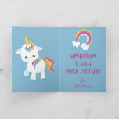 Carte Son Unicorn Magique 4e anniversaire (Intérieur)