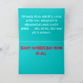 Carte "SON VOTRE PAPA de JOUR" > fête des pères (Intérieur)