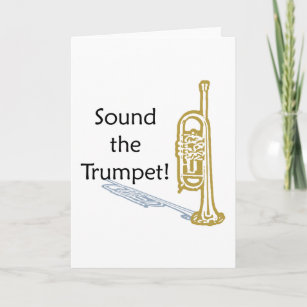 Carte Sonne la trompette