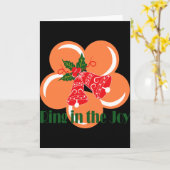 Carte Sonnez la joie (Fleur jaune)