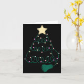 Carte Sonographer Christmas Tree Ultrasound Mfm Sonograp (Fleur jaune)