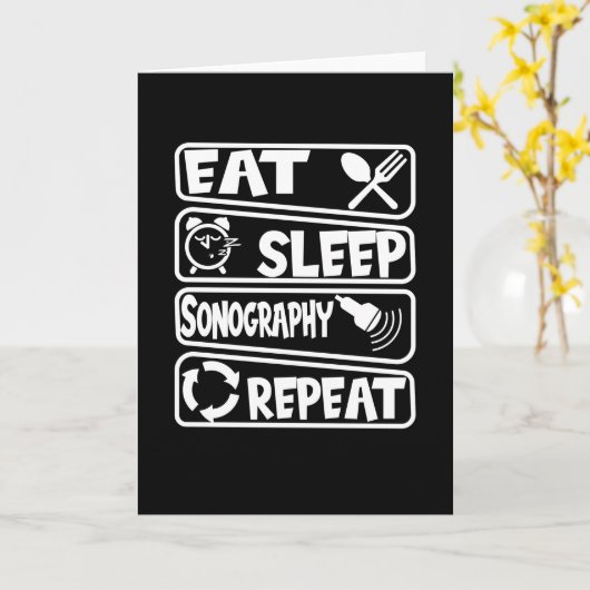 Carte Sonographie (Fleur jaune)