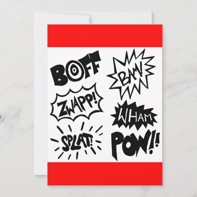 Carte Sons SuperHero (Devant)
