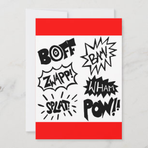 Carte Sons SuperHero