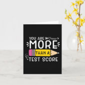 Carte Sont Plus Qu'Un Test Score Enseignant Test Jour 3 (Fleur jaune)