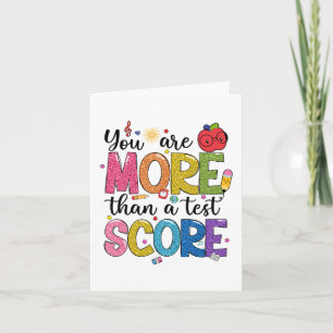 Carte Sont Plus Qu'Un Test Score Test Day Staar Test