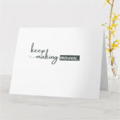 Carte Sophistiqué minimaliste (Fleur jaune)