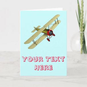 Carte Sopwith Camel Biplane