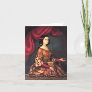 Carte Sor Juana a los 15 años J. Les Beaux-Arts de Sánch