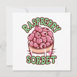 Carte Sorbet de framboise