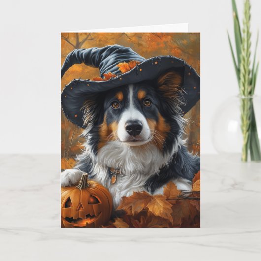 Carte Sorcière australienne Halloween (Devant)