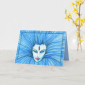 Carte Sorcière bleue (Fleur jaune)