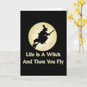 Carte Sorcière classique (Fleur jaune)