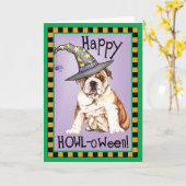 Carte Sorcière de bouledogue (Fleur jaune)