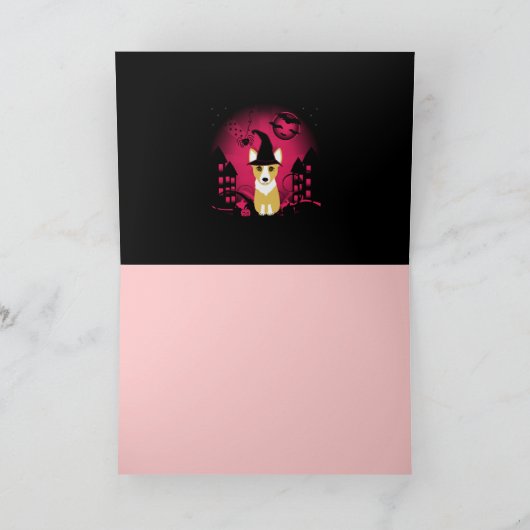 Carte Sorcière de corgi (Intérieur)