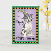 Carte Sorcière de great dane (Fleur jaune)