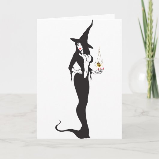 Carte sorcière de l'ampli halloween (Devant)