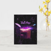 Carte sorcière de livre magique (Fleur jaune)