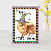 Carte Sorcière de Pomeranian (Fleur jaune)