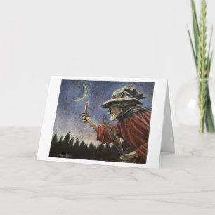 Carte Sorcière de Salem sous la Lune