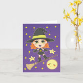 Carte Sorcière de vol (Fleur jaune)