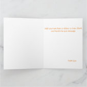 Carte Sorcière d'Halloween Chat Violet Magie (Intérieur)