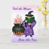 Carte Sorcière en formation (Fleur jaune)