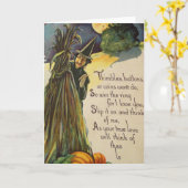 Carte Sorcière En Lumière Lune (Fleur jaune)