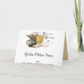 Carte sorcière Halloween vintage (Dos)