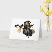 Carte Sorcière magique (Fleur jaune)