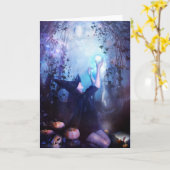 Carte Sorcière Mystique (Fleur jaune)