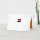 Carte Sorcière noire Orange Halloween (Dos)