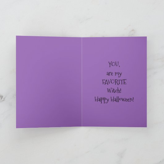 Carte Sorcière préférée (Intérieur)