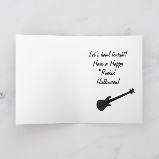 Carte Sorcière Rocker (Intérieur)