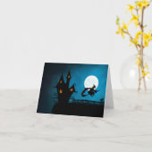 Carte Sorcière volante (Fleur jaune)