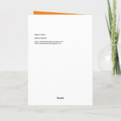 Carte Sorcière volante sur balai (Dos)