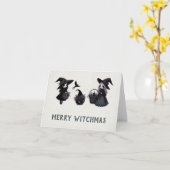 Carte Sorcières de Noël (Fleur jaune)