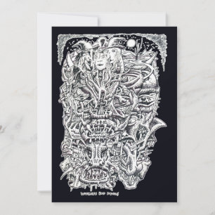 Carte Sorcières et diables, par Brian Benson Flat Card