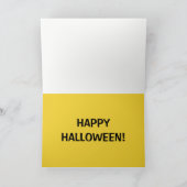 Carte Sorcières Et Salutations Citrouilles (Intérieur)