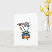 Carte Sorcières soient folles (Fleur jaune)